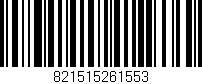 Código de barras (EAN, GTIN, SKU, ISBN): '821515261553'