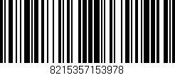 Código de barras (EAN, GTIN, SKU, ISBN): '8215357153978'
