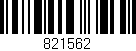 Código de barras (EAN, GTIN, SKU, ISBN): '821562'
