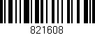 Código de barras (EAN, GTIN, SKU, ISBN): '821608'