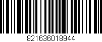 Código de barras (EAN, GTIN, SKU, ISBN): '821636018944'