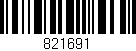 Código de barras (EAN, GTIN, SKU, ISBN): '821691'