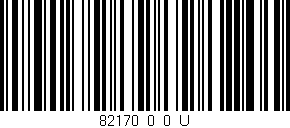 Código de barras (EAN, GTIN, SKU, ISBN): '82170_0_0_U'