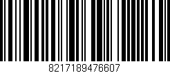 Código de barras (EAN, GTIN, SKU, ISBN): '8217189476607'