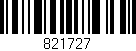 Código de barras (EAN, GTIN, SKU, ISBN): '821727'