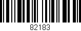 Código de barras (EAN, GTIN, SKU, ISBN): '82183'