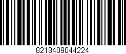 Código de barras (EAN, GTIN, SKU, ISBN): '8218409044224'