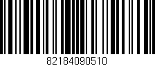 Código de barras (EAN, GTIN, SKU, ISBN): '82184090510'