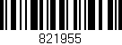 Código de barras (EAN, GTIN, SKU, ISBN): '821955'