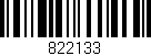 Código de barras (EAN, GTIN, SKU, ISBN): '822133'