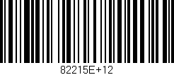 Código de barras (EAN, GTIN, SKU, ISBN): '82215E+12'