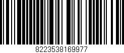 Código de barras (EAN, GTIN, SKU, ISBN): '8223538169977'