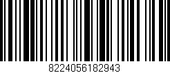 Código de barras (EAN, GTIN, SKU, ISBN): '8224056182943'