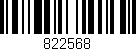 Código de barras (EAN, GTIN, SKU, ISBN): '822568'
