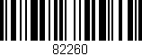 Código de barras (EAN, GTIN, SKU, ISBN): '82260'