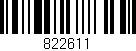 Código de barras (EAN, GTIN, SKU, ISBN): '822611'