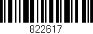 Código de barras (EAN, GTIN, SKU, ISBN): '822617'