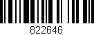 Código de barras (EAN, GTIN, SKU, ISBN): '822646'