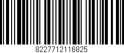 Código de barras (EAN, GTIN, SKU, ISBN): '8227712116825'