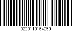 Código de barras (EAN, GTIN, SKU, ISBN): '8228110164258'