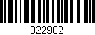 Código de barras (EAN, GTIN, SKU, ISBN): '822902'