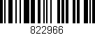 Código de barras (EAN, GTIN, SKU, ISBN): '822966'