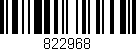 Código de barras (EAN, GTIN, SKU, ISBN): '822968'