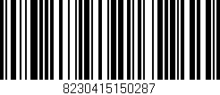 Código de barras (EAN, GTIN, SKU, ISBN): '8230415150287'