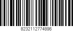 Código de barras (EAN, GTIN, SKU, ISBN): '8232112774896'