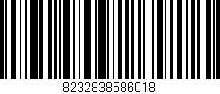Código de barras (EAN, GTIN, SKU, ISBN): '8232838586018'