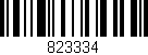 Código de barras (EAN, GTIN, SKU, ISBN): '823334'