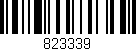 Código de barras (EAN, GTIN, SKU, ISBN): '823339'