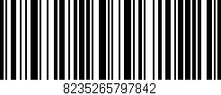 Código de barras (EAN, GTIN, SKU, ISBN): '8235265797842'