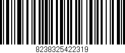 Código de barras (EAN, GTIN, SKU, ISBN): '8238325422319'