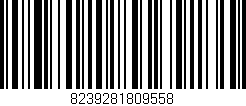 Código de barras (EAN, GTIN, SKU, ISBN): '8239281809558'