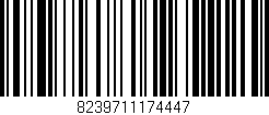 Código de barras (EAN, GTIN, SKU, ISBN): '8239711174447'