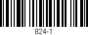 Código de barras (EAN, GTIN, SKU, ISBN): '824-1'