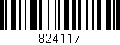 Código de barras (EAN, GTIN, SKU, ISBN): '824117'