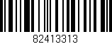 Código de barras (EAN, GTIN, SKU, ISBN): '82413313'