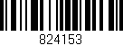 Código de barras (EAN, GTIN, SKU, ISBN): '824153'