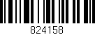 Código de barras (EAN, GTIN, SKU, ISBN): '824158'