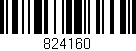Código de barras (EAN, GTIN, SKU, ISBN): '824160'