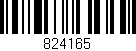 Código de barras (EAN, GTIN, SKU, ISBN): '824165'