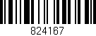 Código de barras (EAN, GTIN, SKU, ISBN): '824167'