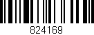 Código de barras (EAN, GTIN, SKU, ISBN): '824169'