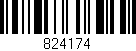 Código de barras (EAN, GTIN, SKU, ISBN): '824174'