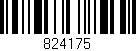 Código de barras (EAN, GTIN, SKU, ISBN): '824175'