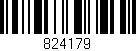 Código de barras (EAN, GTIN, SKU, ISBN): '824179'