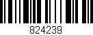 Código de barras (EAN, GTIN, SKU, ISBN): '824239'