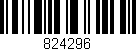 Código de barras (EAN, GTIN, SKU, ISBN): '824296'